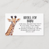 Baby Giraffe Safari Book Request Informatiekaartje (Voorkant)
