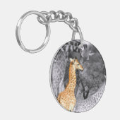 Baby Giraffe Sleutelhanger (Voorkant Links)
