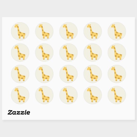 Baby Giraffe Stickers (Vel)