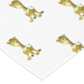 Baby Giraffe Tafelkleed - Aangepaste kleuren - Tek (Gekanteld)