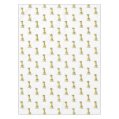 Baby Giraffe Tafelkleed - Aangepaste kleuren - Tek (Voorkant)