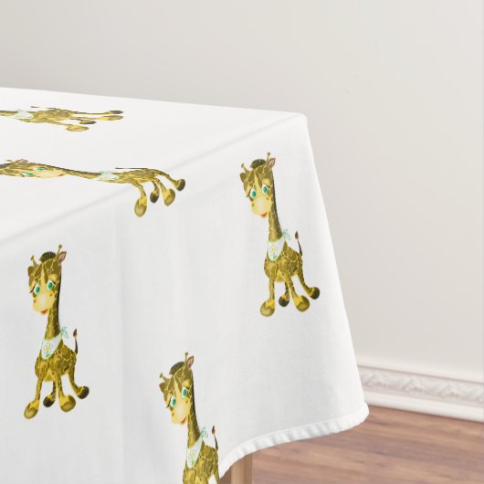 Baby Giraffe Tafelkleed - Aangepaste kleuren - Tek (Voorbeeld)
