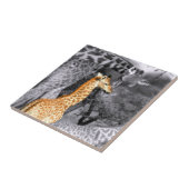 Baby Giraffe Tegeltje (Zijkant)