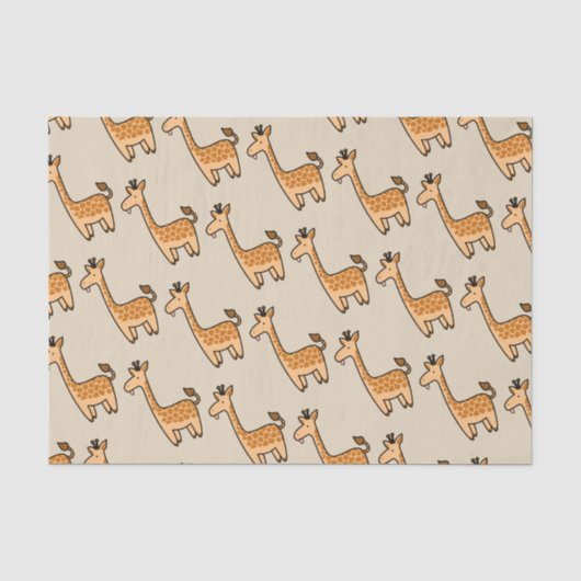 Baby Giraffe Tissuepapier (Voorkant)