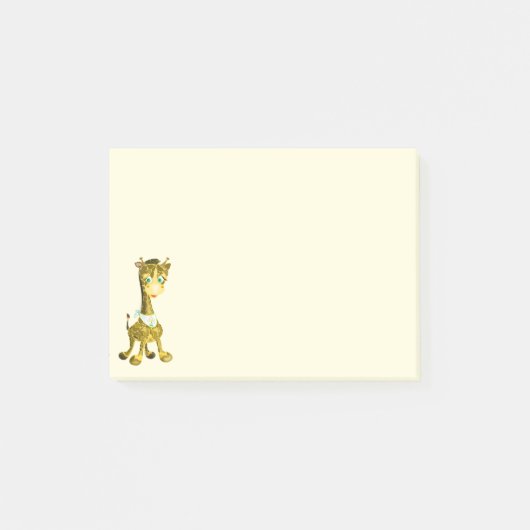Baby Giraffe - Uw kleur Post-it® Notes (Voorkant)