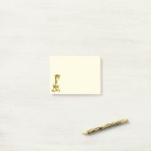 Baby Giraffe - Uw kleur Post-it® Notes (Op bureau)