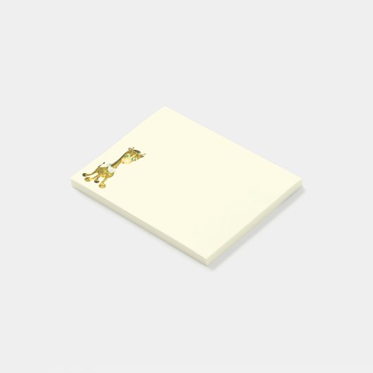 Baby Giraffe - Uw kleur Post-it® Notes (Schuin)