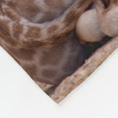 Baby Giraffe Vliesdeken Fleece Deken (Hoek)