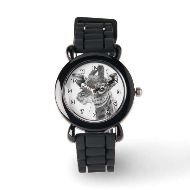Baby Giraffe Watch Horloge (Voorkant)