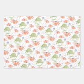 Baby Giraffe Waterverf Tropisch Oerwoud Inpakpapier Vel (Voorkant 3)