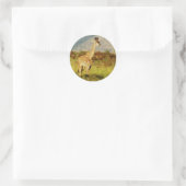 Baby giraffe wilde dieren stickers (Tas)