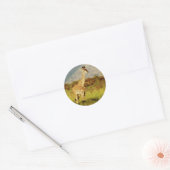 Baby giraffe wilde dieren stickers (Envelop)