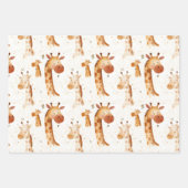 Baby Giraffes Inpakpapier Vel (Voorkant)