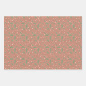 Baby Girl 3rd Birthday Pink Scrapbooking Inpakpapier Vel (Voorkant 2)