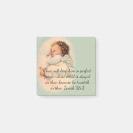 Baby Girl Angel Religieuze Vintage Post-it® Notes