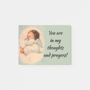 Baby Girl Angel slaapt in een wolk Post-it® Notes