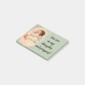  Baby Girl Angel slaapt in een wolk Post-it® Notes (Schuin)