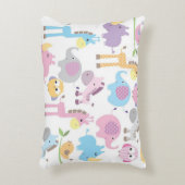 Baby Girl Animals Decoratief Kussen (Voorkant(Verticaal))