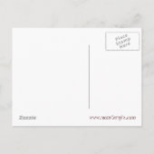 Baby Girl Announcement Briefkaart (Achterkant)