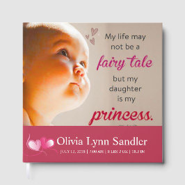 Baby Girl Announcement Guest Book | Personalized  Gastenboek