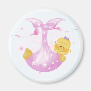 Baby Girl Arrival Magneet