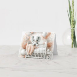 Baby Girl Baby shower Invitation Feestdagen Kaart