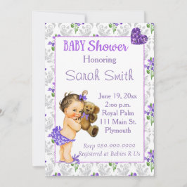  Baby Girl Baby shower Uitnodiging