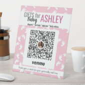 Baby GIrl Baby showers Pedestal Sign Reclamebord Met Voetstuk (Insitu)