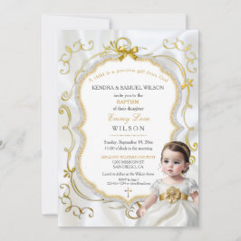 Baby Girl Baptism Communion Christening Bible Kaart