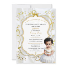 Baby Girl Baptism Communist Christening White Gold