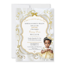 Baby Girl Baptism Communist Christening White Gold