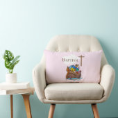 , Baby Girl Baptism Noah's Ark Kussen (Stoel)