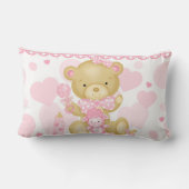 Baby Girl Beer Lumbar Pillow Kussen (Achterkant)