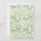 Baby Girl Bikini Tropical Luau Hawaiian Shell Kaart (Achterkant)