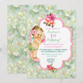 Baby Girl Bikini Tropical Luau Hawaiian Shell Kaart (Voorkant / Achterkant)