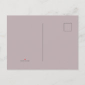 Baby Girl Birth Announcement Briefkaart (Achterkant)