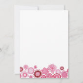 Baby Girl Birth Announcement Photo Digital Image Aankondiging (Achterkant)