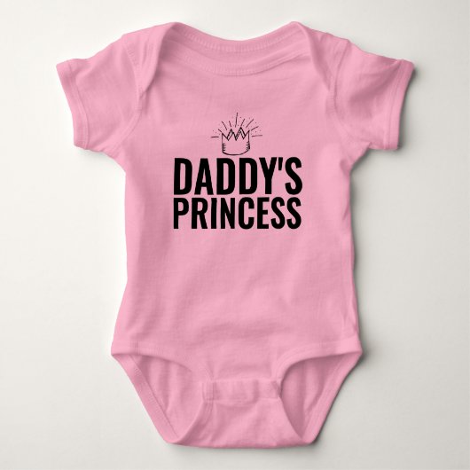 BABY GIRL BODYSUIT DADDY'S PRINCES (Voorkant)