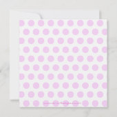 Baby Girl Booties Baby shower Uitnodiging (Achterkant)