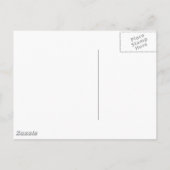 Baby Girl Briefkaart aangekondigd (Achterkant)