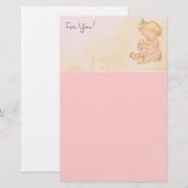  Baby Girl Briefpapier (Voorkant / Achterkant)