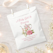 Baby Girl Brouwt Bloementhee Party baby shower Bedankzakje (Geknipt)