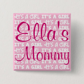 Baby Girl Button Het is een meisje!