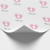 Baby Girl Cadeaupapier (Hoek)
