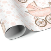 Baby Girl Cadeaupapier (Rol Hoek)