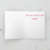 Baby Girl Card Kaart (Binnen)