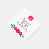 Baby Girl Christening Servetten (Hoek)