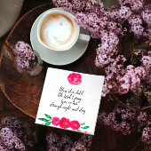 Baby Girl Christening Servetten