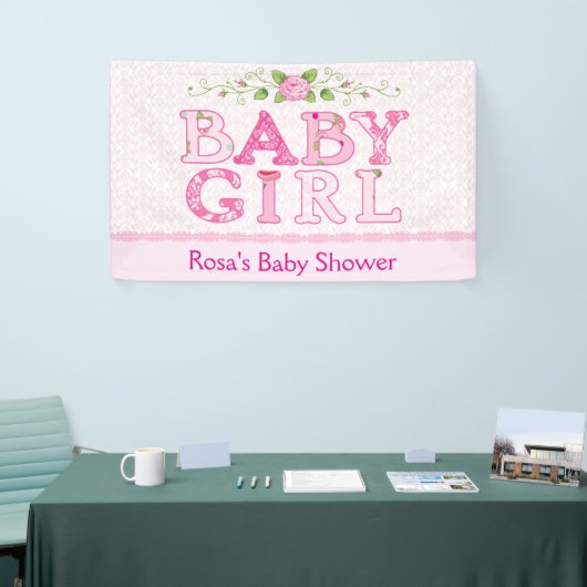 Baby Girl, Country Chic Baby shower Spandoek (Beurs)