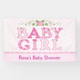 Baby Girl, Country Chic Baby shower Spandoek